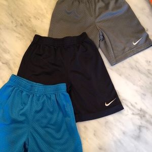 3 pairs of mesh boys Nike shorts